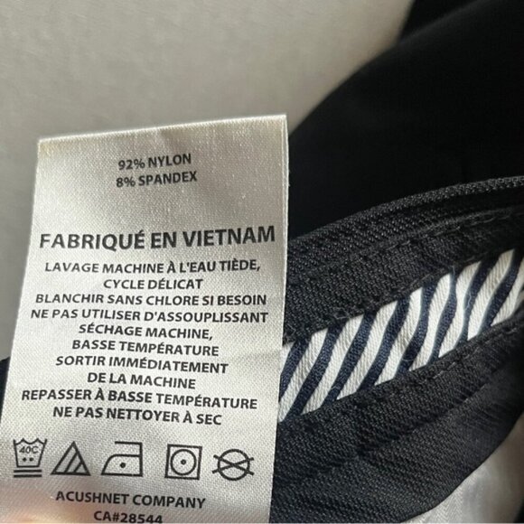 Footjoy woven golf black shorts Sz 42 - Picture 8 of 12